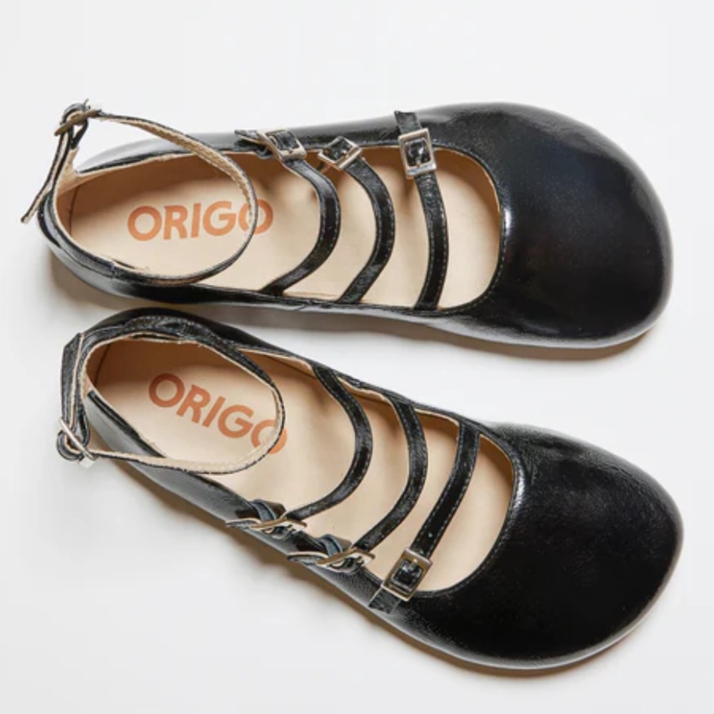 Origo barefoot Mary Jane black